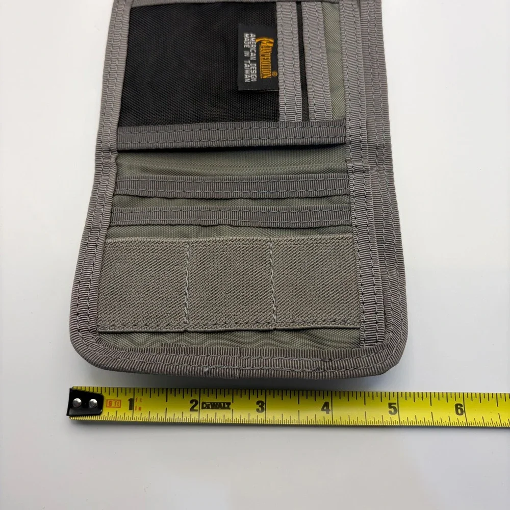 Maxpedition Spartan Wallet Khaki Nylon Tri-Fold Tactical Gear Wallet